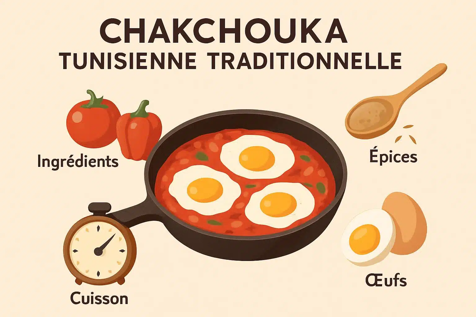 recette de la chakchouka tunisienne