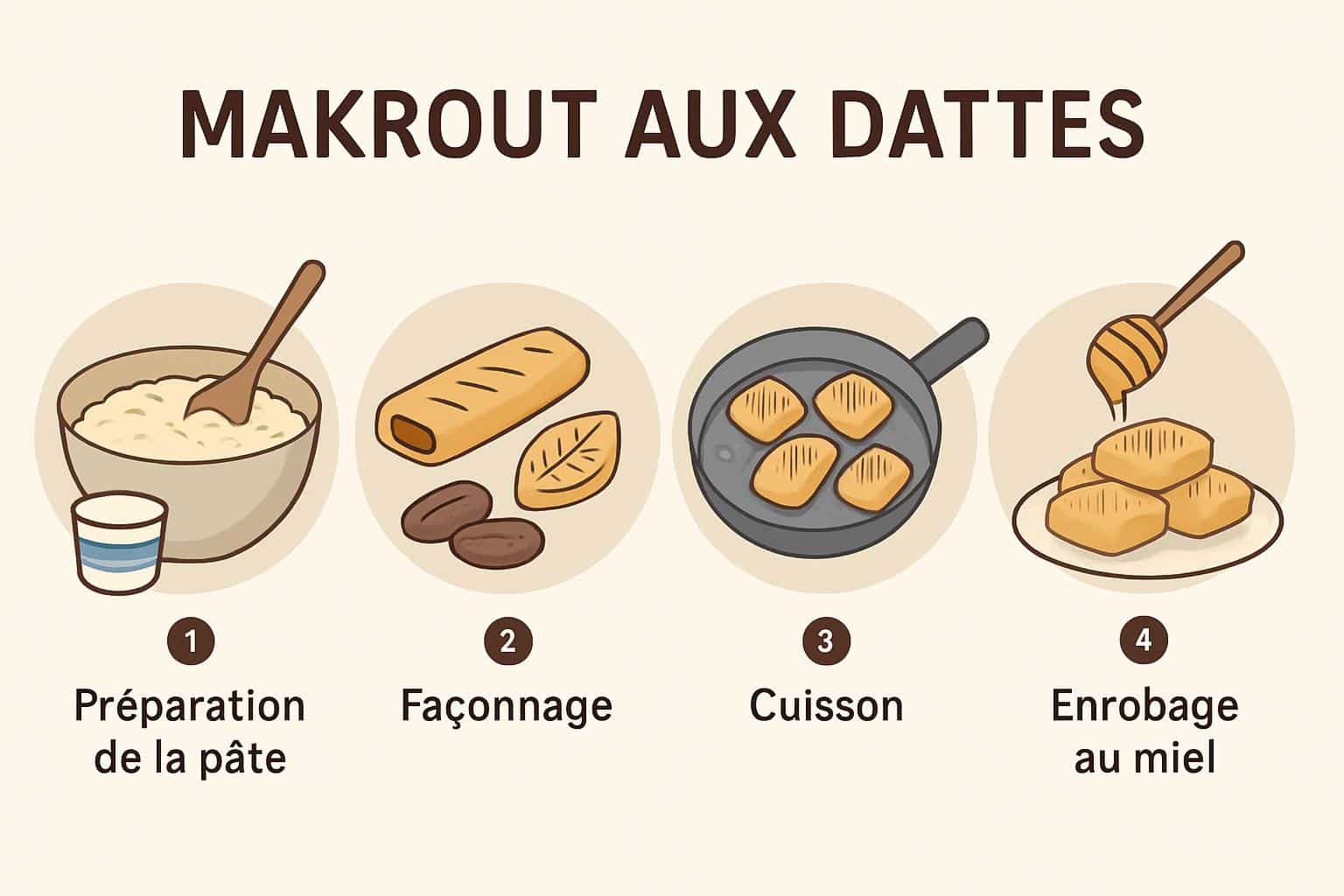 recette de makrout aux dattes