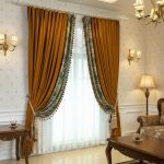 Cortinas blackout de veludo com motivo oriental