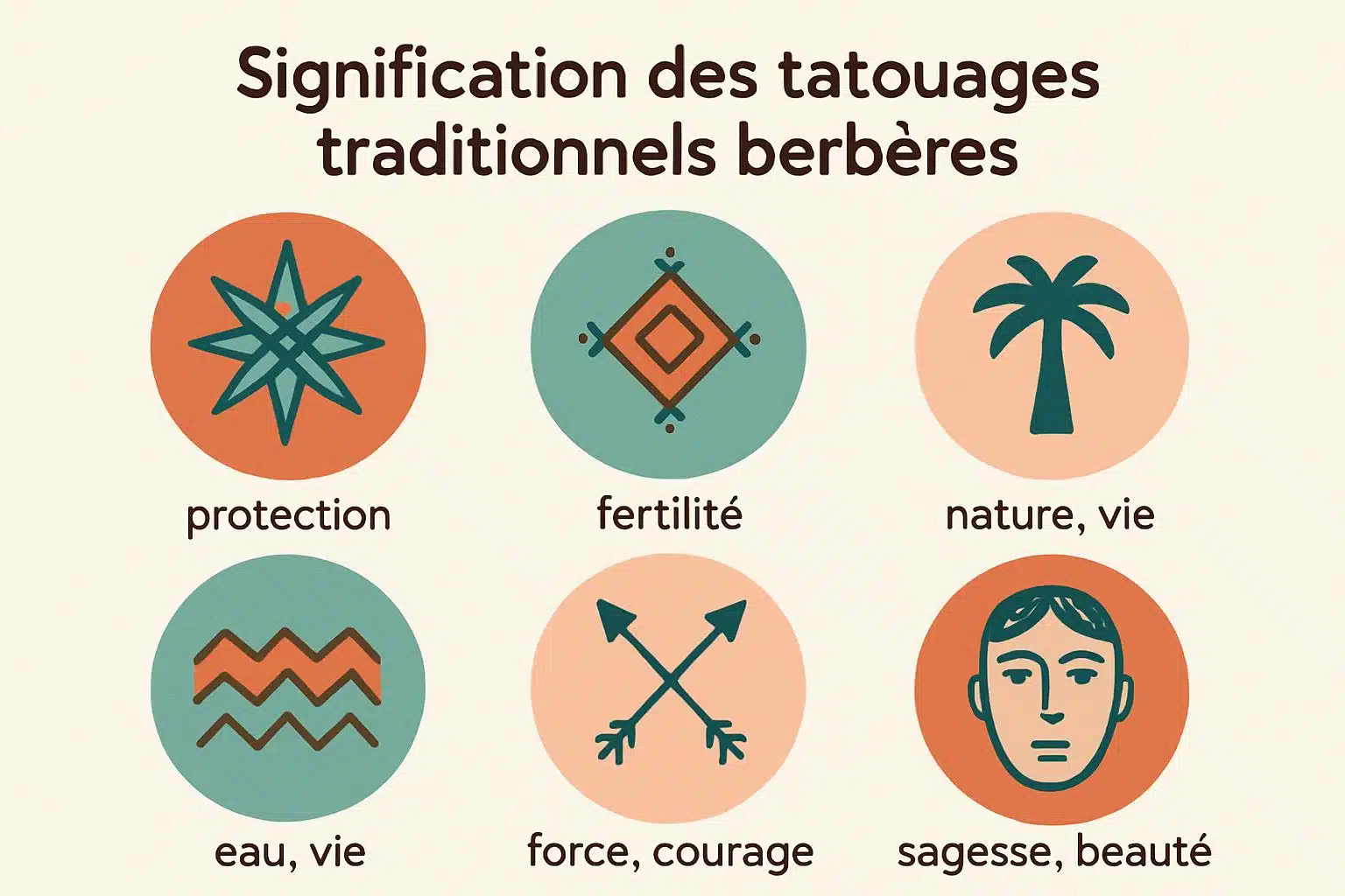 signification des tatouages berbères