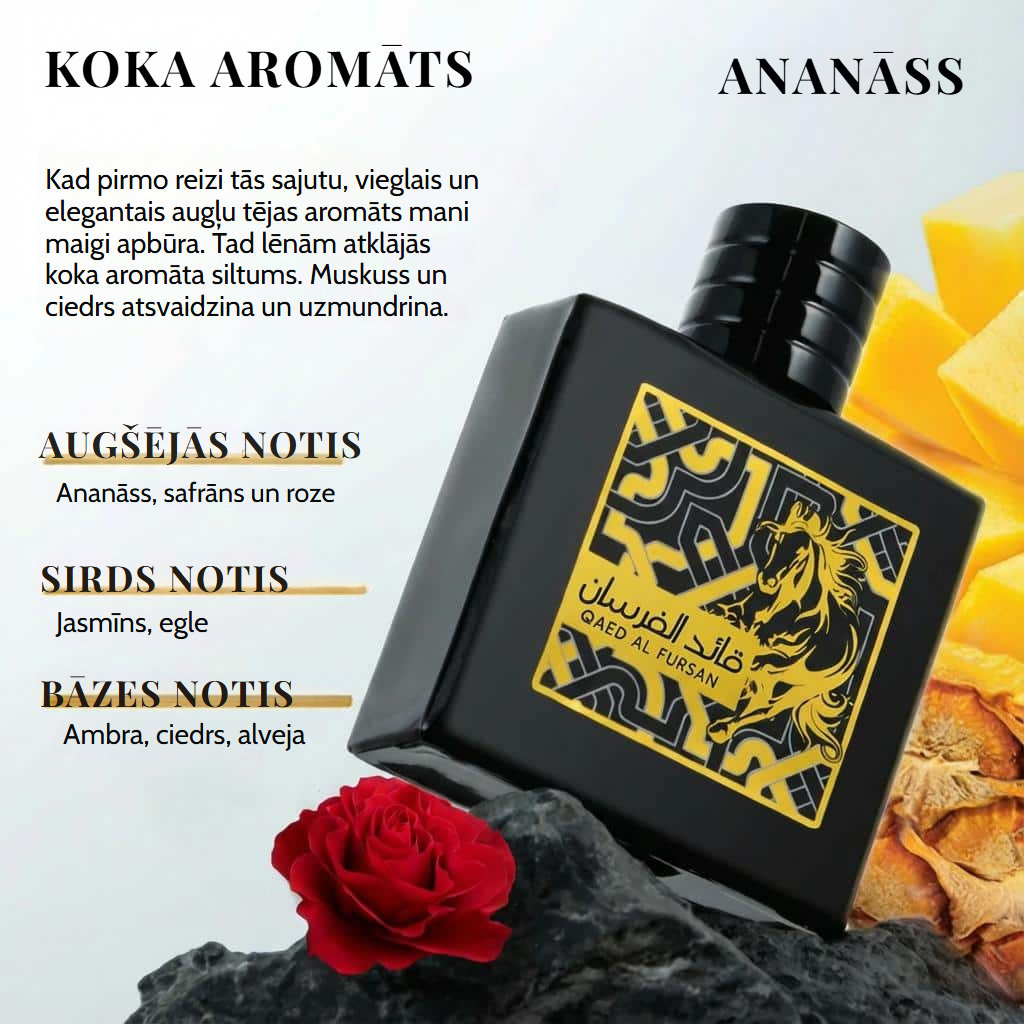 Austrumu parfīms vīriešiem Qaed Al Fursan – 100 ml