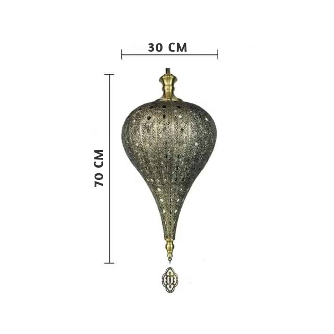 Suspension Marocaine en Fonte avec Motif Ajouré 2