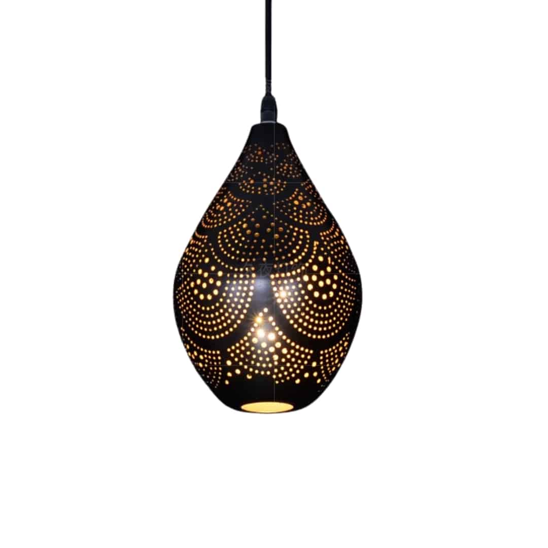 Suspensions Design Oriental en fer Forgé