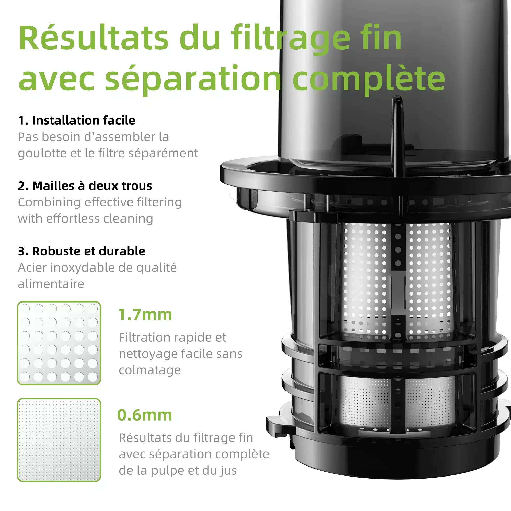 Presse-agrumes Biolomix sans bpa