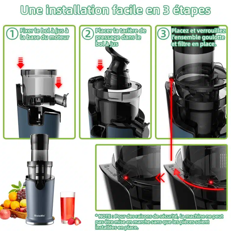 Presse-agrumes Biolomix sans bpa