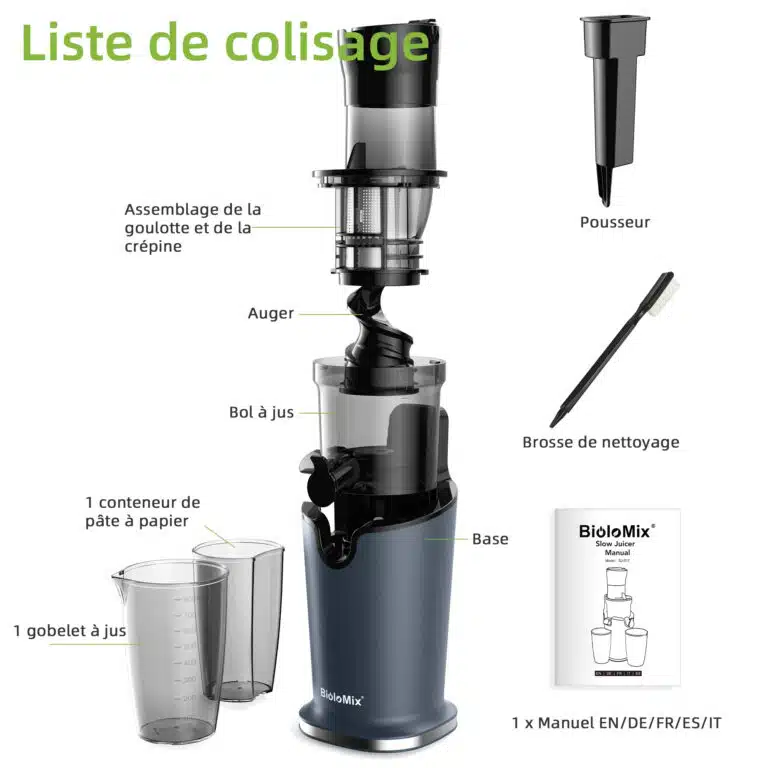 Presse-agrumes Biolomix sans bpa