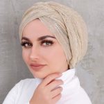 Turban élégant en tissu pour couvre-chef
