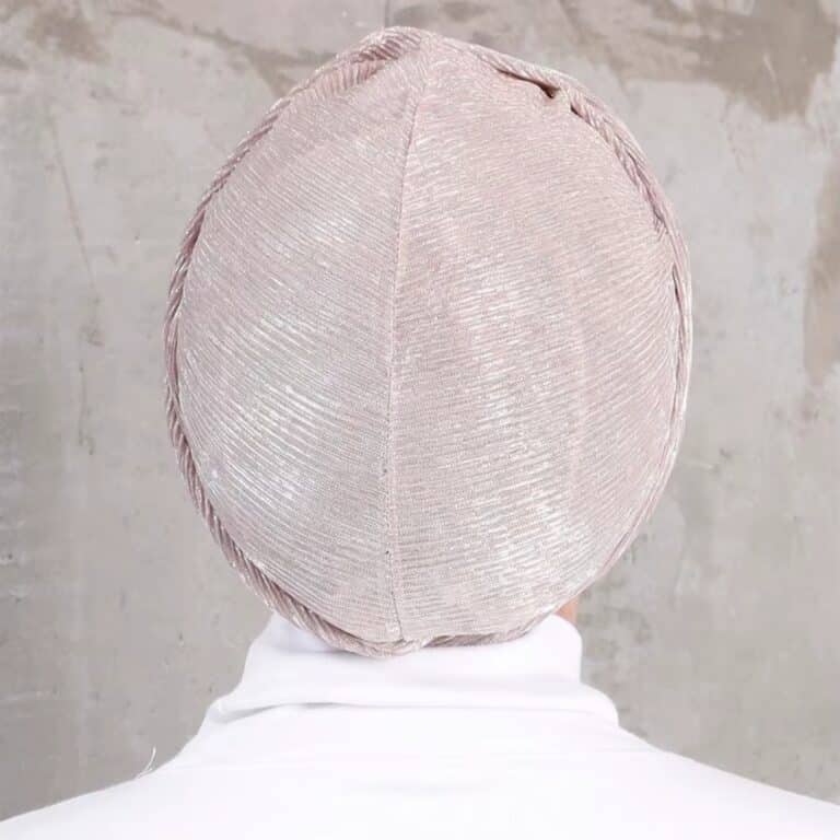 Turban Élégant en Tissu pour Couvre-chef 5