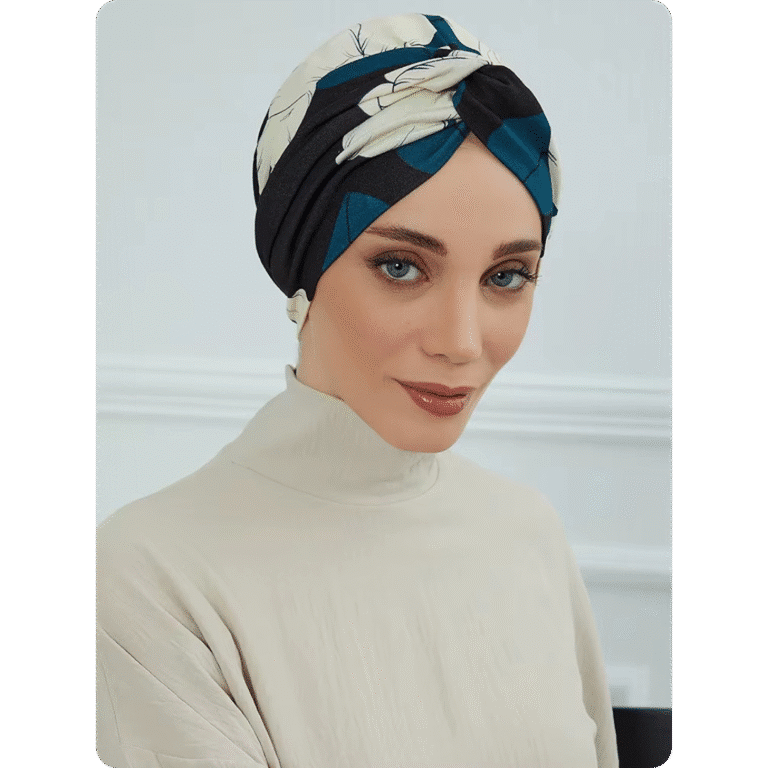 Turban Oriental Élégant à Motif 1