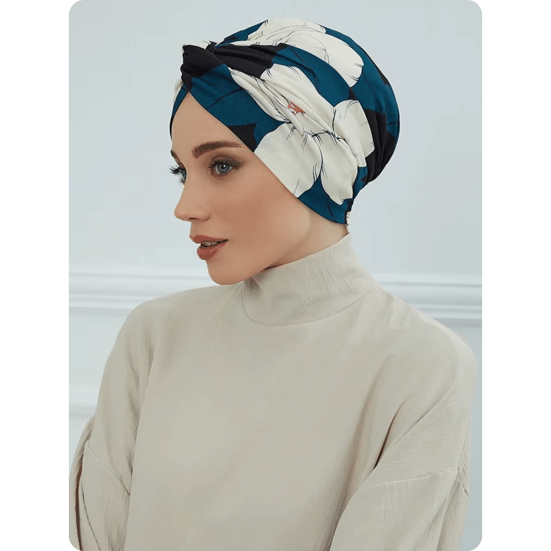 Turban Oriental Élégant à Motif 2