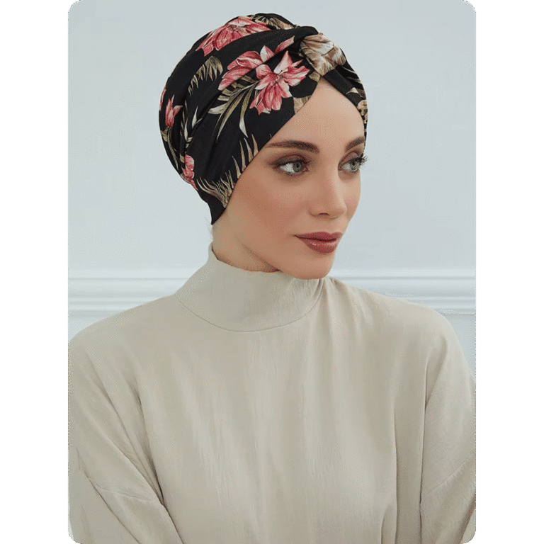 Turban Oriental Élégant à Motif 7