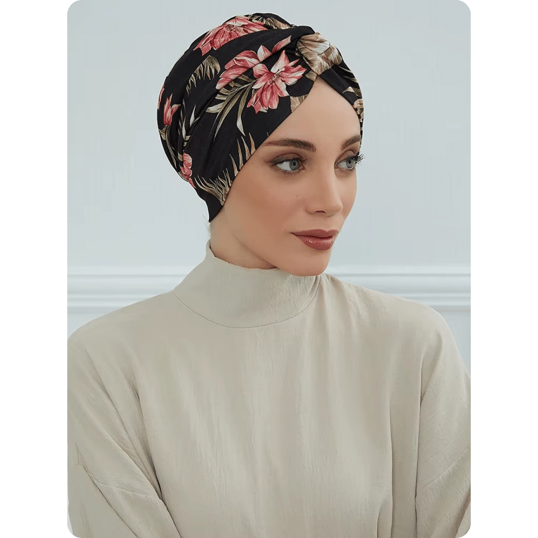 Turban Oriental Élégant à Motif 7
