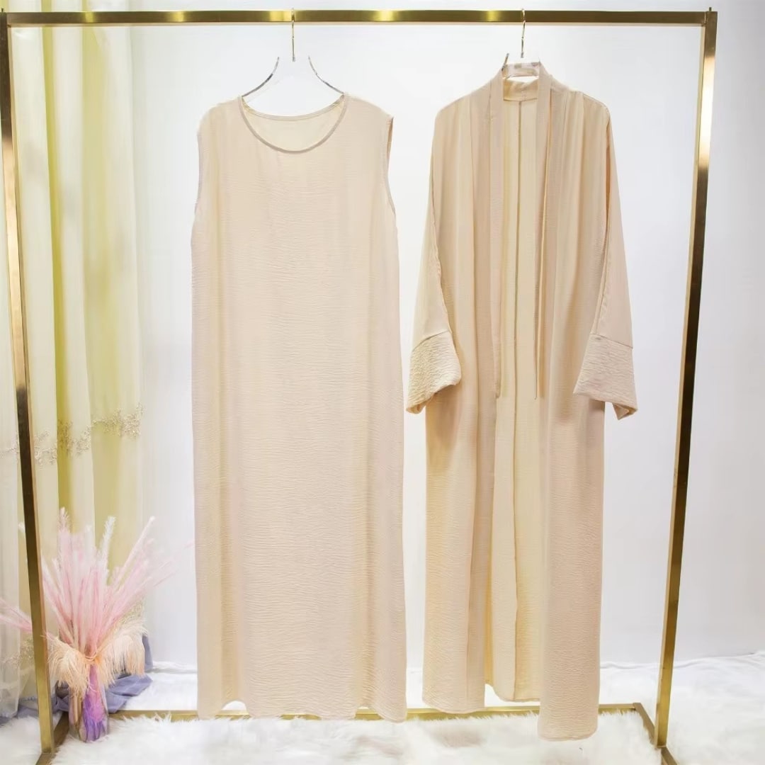 Veste Longue Style Abaya pour Femme 2