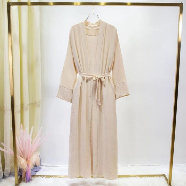 Veste Longue Style Abaya pour Femme 6