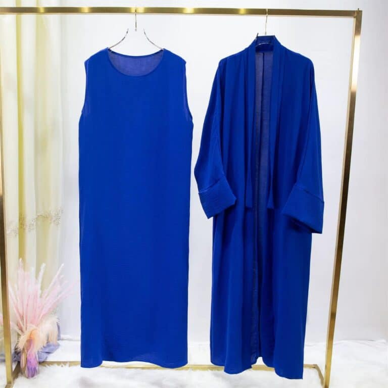 Veste Longue Style Abaya pour Femme 7