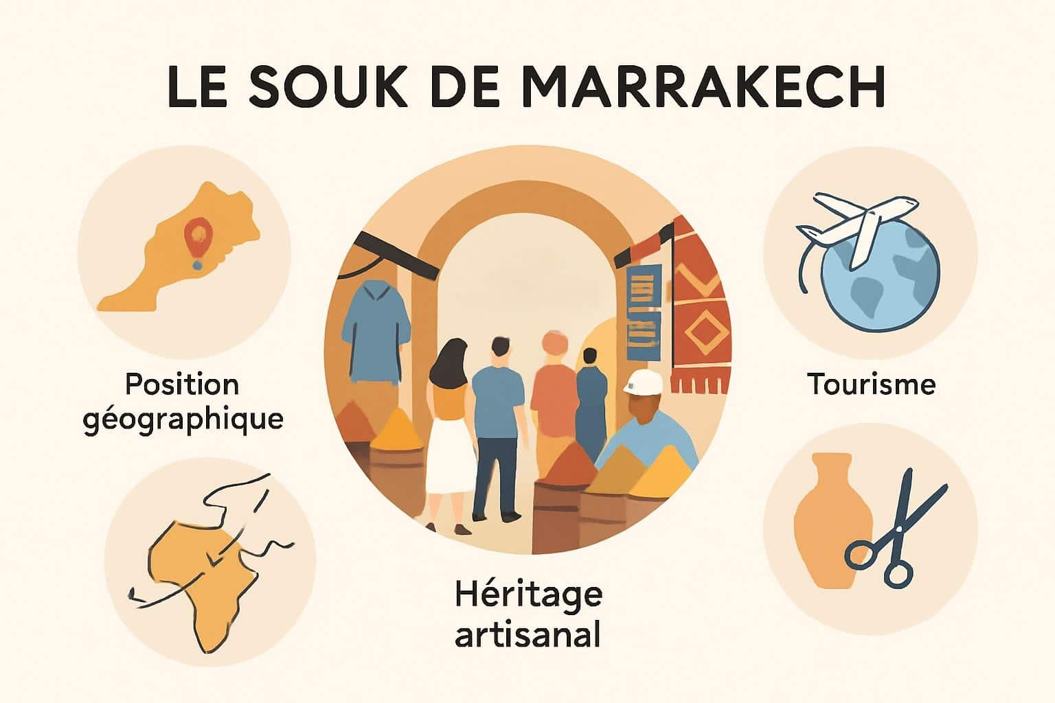 visiter le souk de Marrakech
