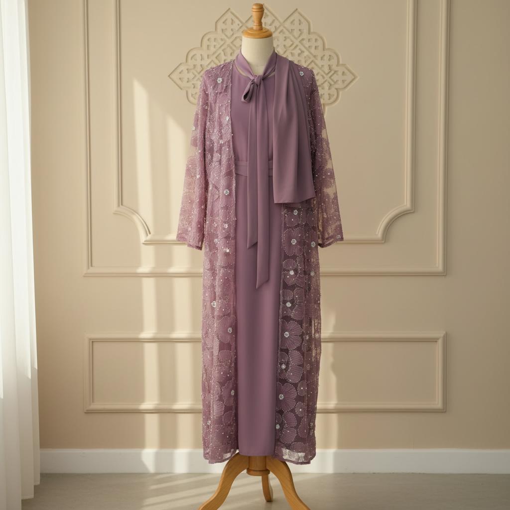 abaya-3-piyces-avec-dentelle-perlye-picture-7119