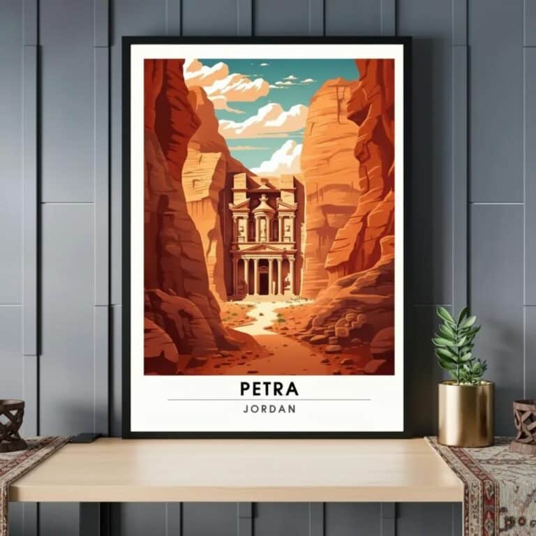 affiche-artistique-de-petra-en-jordanie-picture-5085