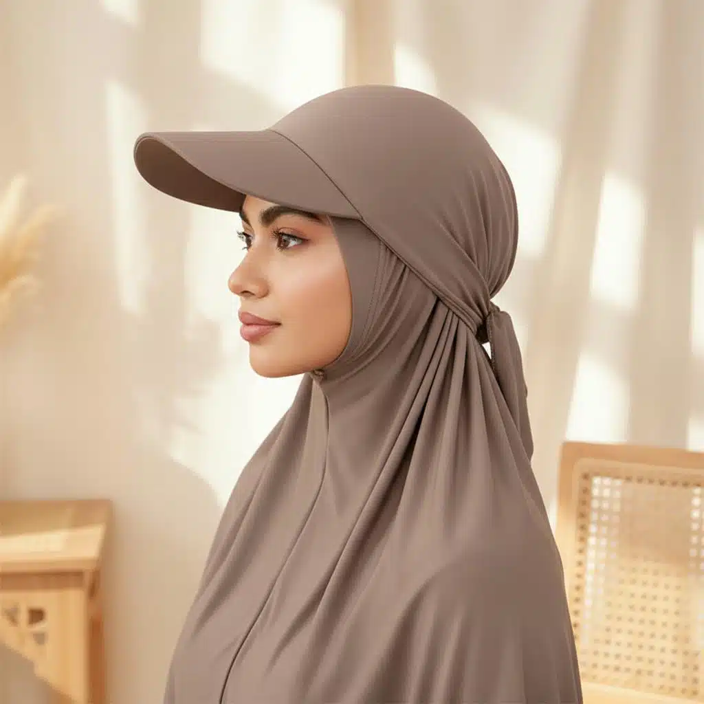 Casquette hijab avec visière