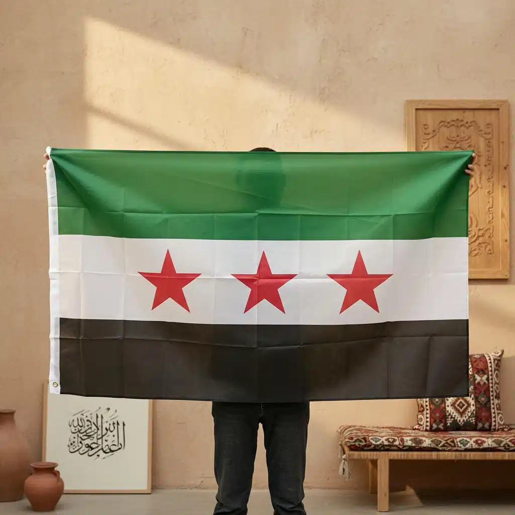 Accueil Grand drapeau syrien
