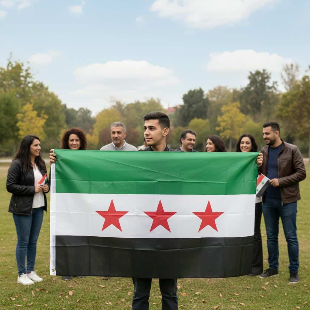 Grand Drapeau Syrien - picture 3910