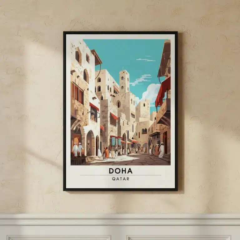 Impression sur toile Doha qatar