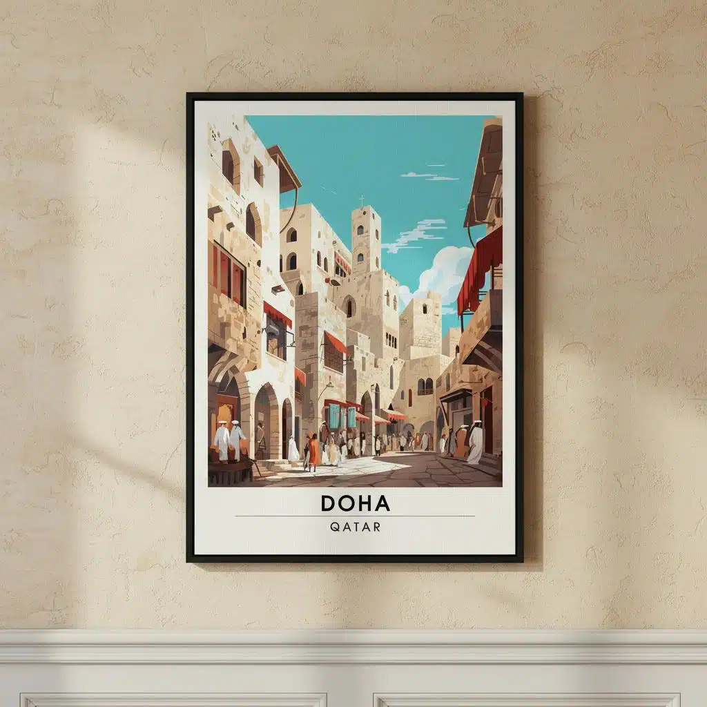 Impression sur toile Doha qatar