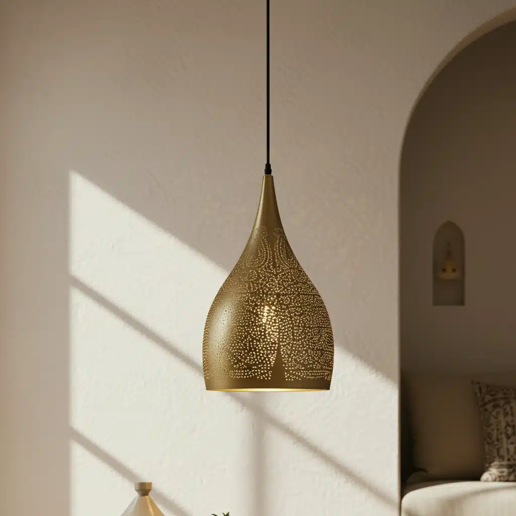 Lampe suspendue marocaine pour salon