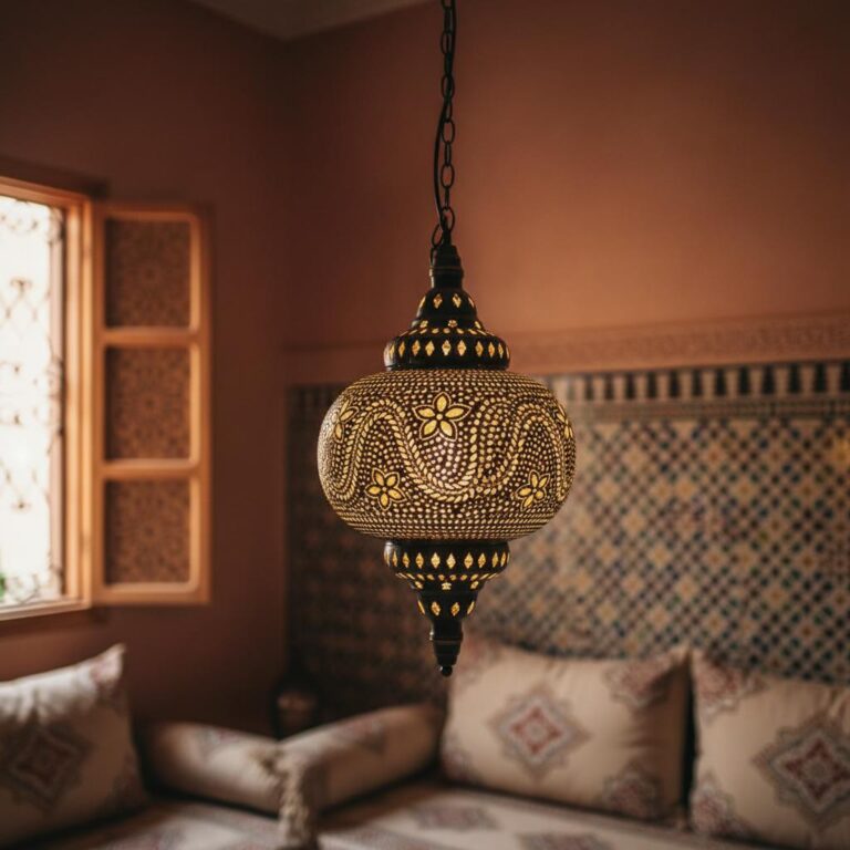 lampe-suspendue-orientale-en-alliage-motifs-fleuris-picture-6267