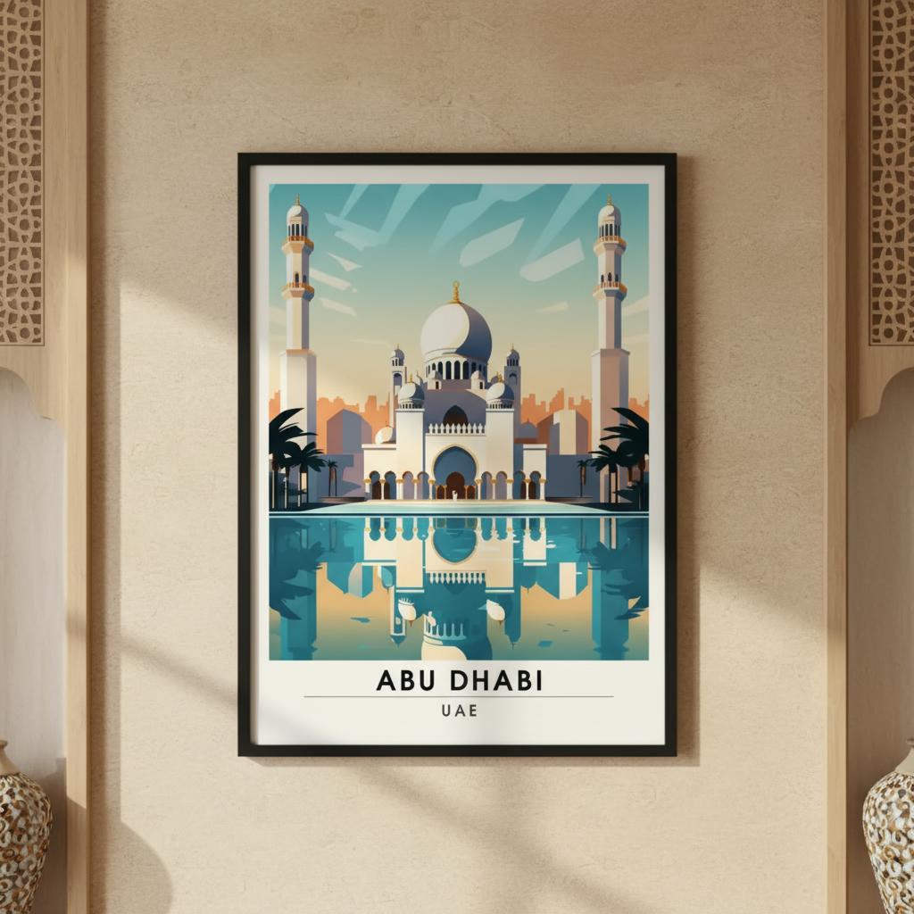 Poster décoratif Abu Dhabi
