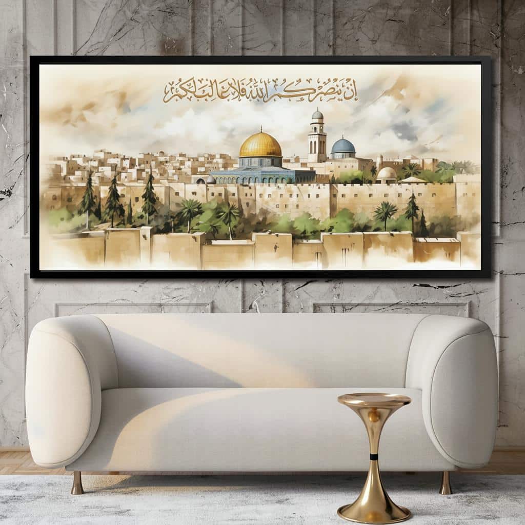 Toile Artistique de la Ville de Jérusalem