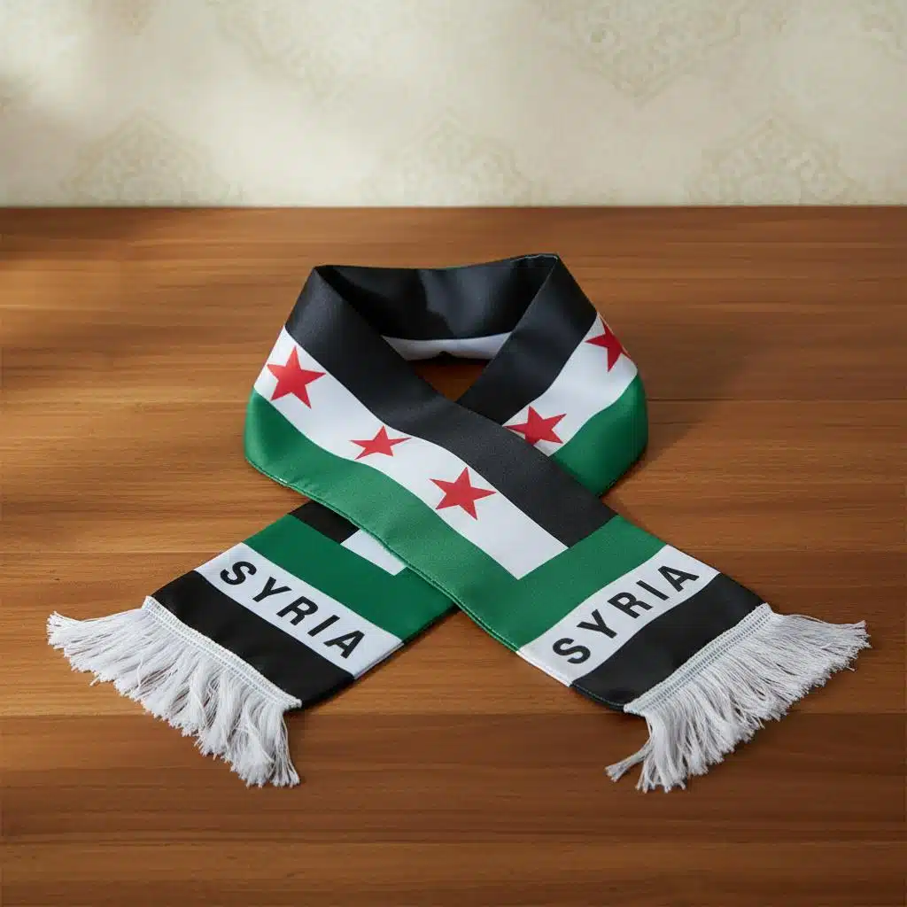 Écharpe aux couleurs du drapeau syrien