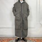 Manteau Saoudien Long à Capuche Épais avec Poches Latérales 1