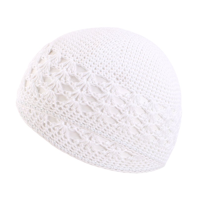 Gorro de algodão vazado unissexo multicolor