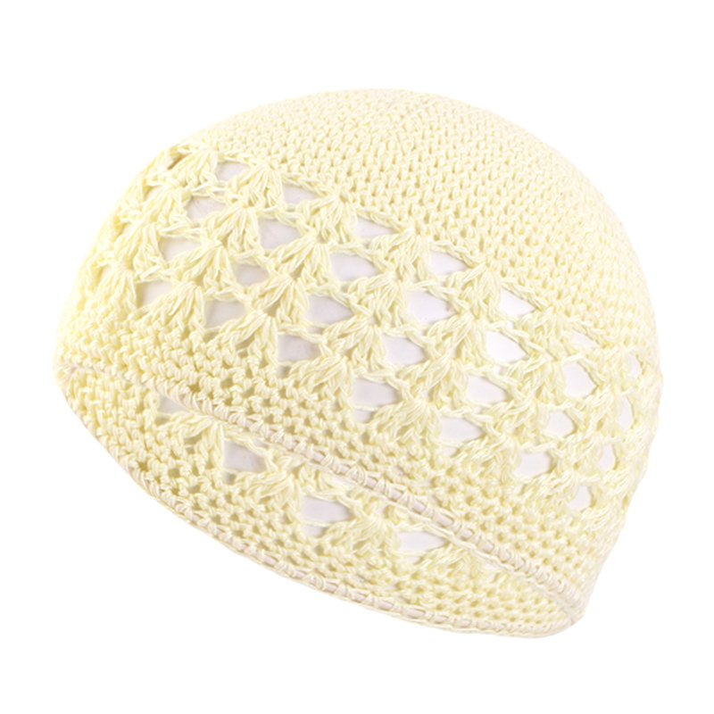 Gorro de algodão vazado unissexo multicolor