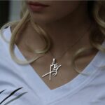 Collier-signature-calligraphique-Pahlavi-en-acier-antirouille-argente-ou-dore-picture-5