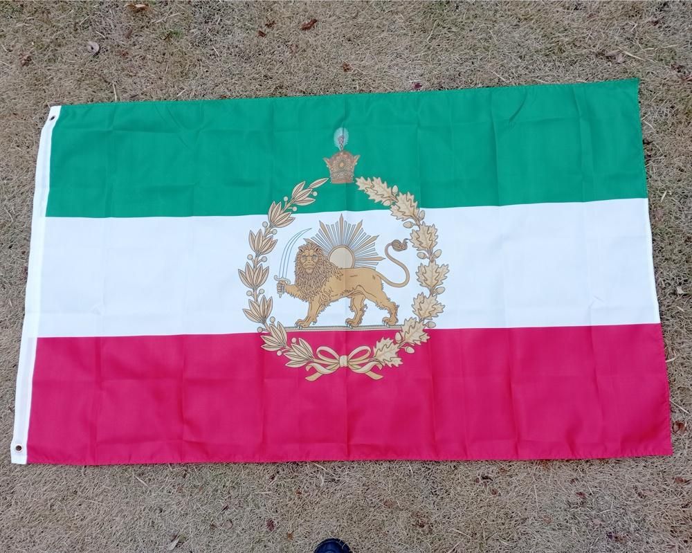 Drapeau-Iran-lion-et-soleil-avec-couronne-doree-picture-5
