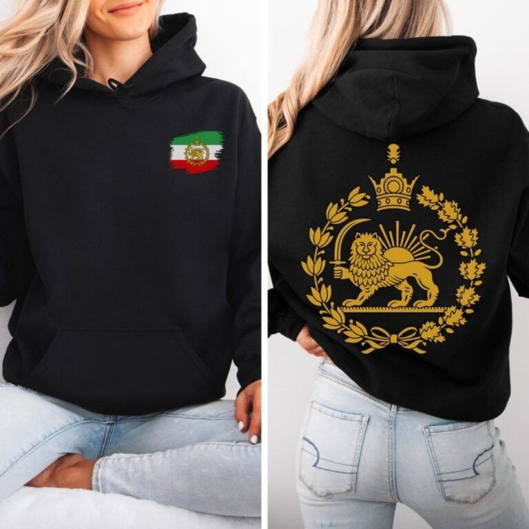 Sweat-a-capuche-oversize-femme-et-homme-double-fausse-fourrure-embleme-iranien-picture-2