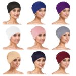 Turban-ajuste-en-tissu-uni-pour-cheveux-avec-effet-volumineux-plusieurs-coloris-picture-2