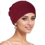 Turban-ajuste-en-tissu-uni-pour-cheveux-avec-effet-volumineux-plusieurs-coloris-picture-4