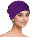 Turban-ajuste-en-tissu-uni-pour-cheveux-avec-effet-volumineux-plusieurs-coloris-picture-5