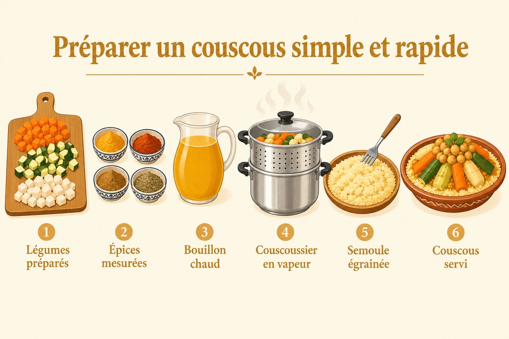 Comment faire un couscous