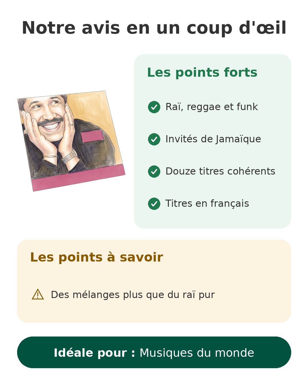 Album Sahra de Cheb Khaled en CD audio Notre avis en un coup d'œil sur Khaled Sahra