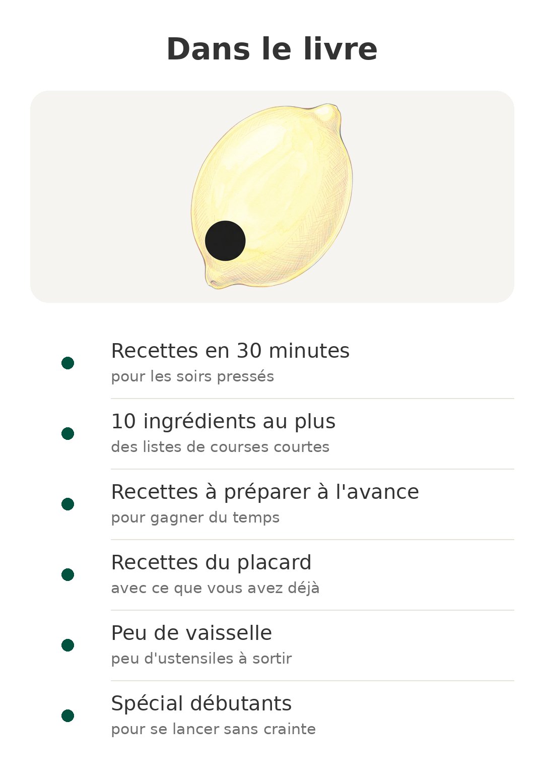 Contenu de la boîte : Ottolenghi Simple
