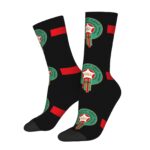Chaussettes-noires-a-ecusson-marocain-picture-1