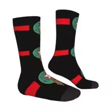Chaussettes-noires-a-ecusson-marocain-picture-3