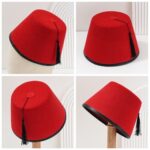 Chechia-rouge-fez-marocain-en-feutre-picture-4-1