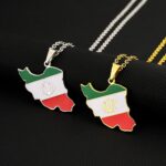 Collier-carte-de-lIran-en-inox-2-modeles-picture-1