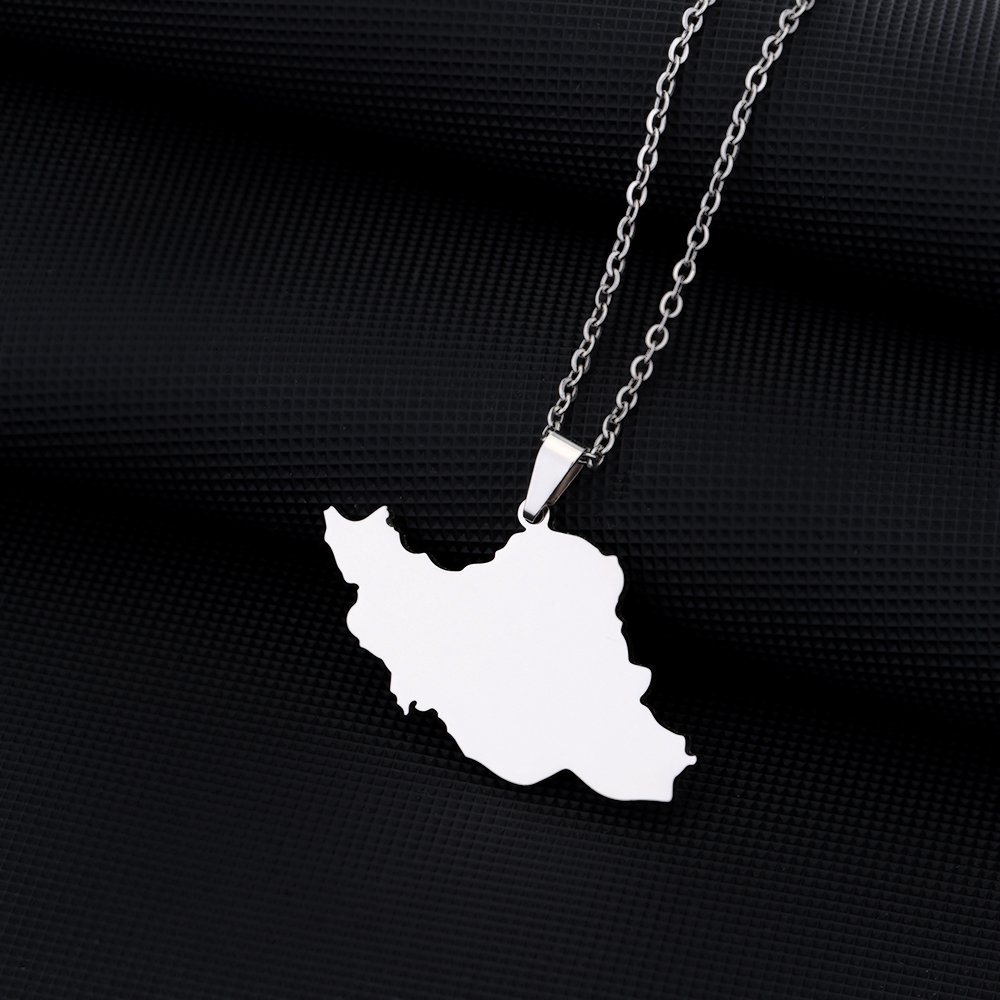 Collier-carte-de-lIran-pleine-ou-ajouree-picture-7
