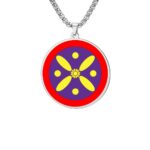 Collier-medaillon-perse-emaille-picture-6